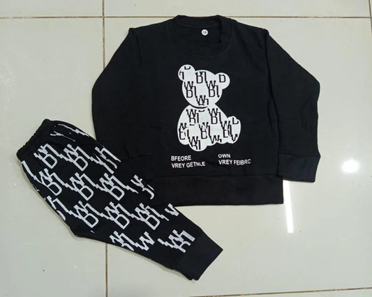 black tracksuite
